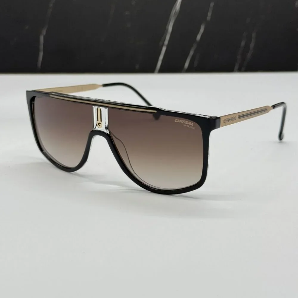 NEW CARRERA 1056/S 2M2 SUNGLASSES MEN BROWN GOLD AVIATOR EYEWEAR